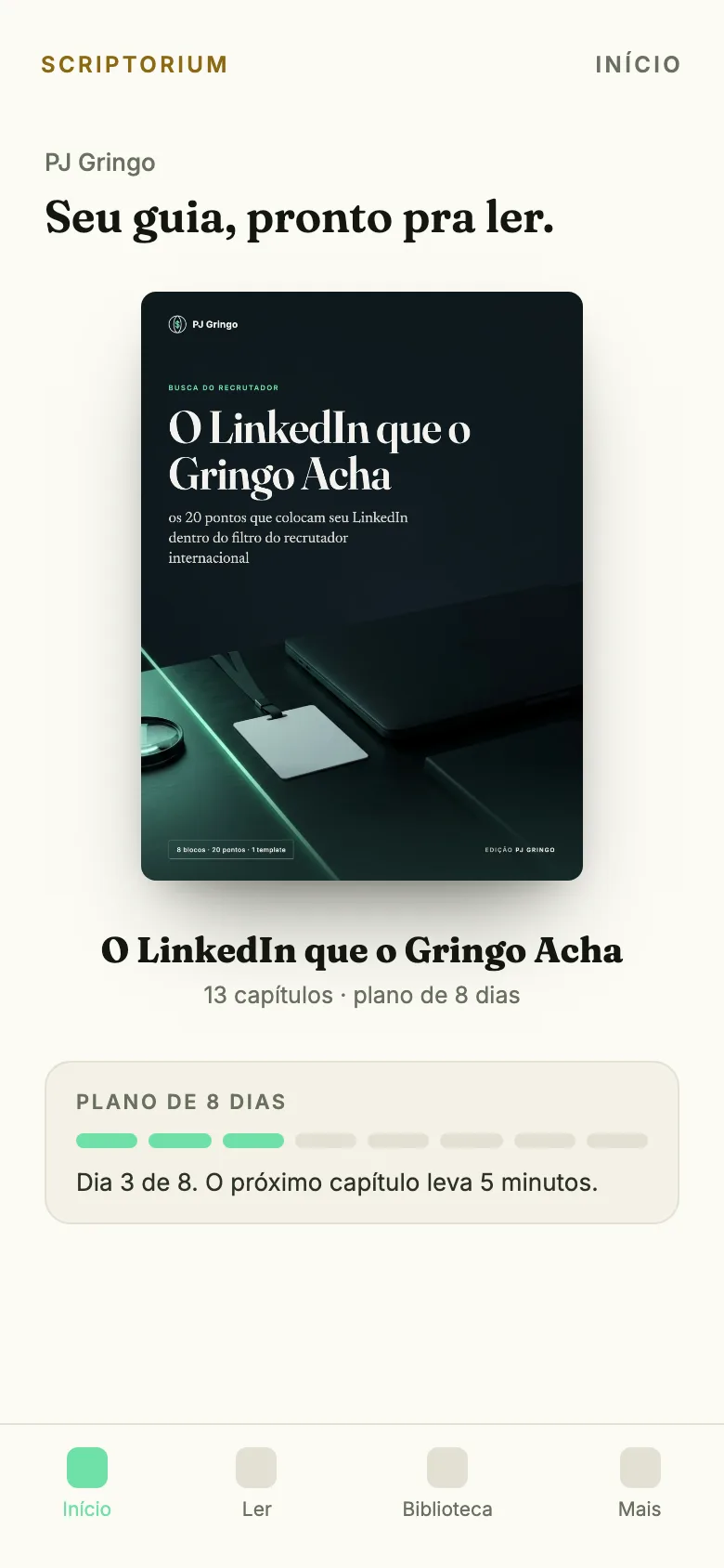 Capa do ebook O LinkedIn que o Gringo Acha